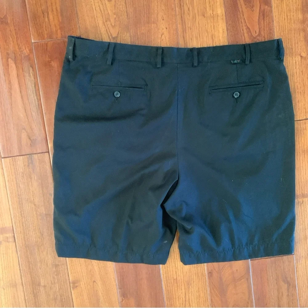Greg Norman Golf Shorts Men's Size 42 Black Microlux Stretch moisturewicking UPF